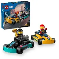 Bilde av LEGO City - Gokarter og racerkjørere (60400) - Leker