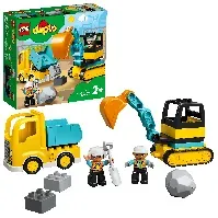 Bilde av LEGO Duplo - Lastebil og beltegravemaskin (10931) - Leker
