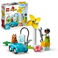 Bilde av LEGO Duplo - Vindmølle og elbil (10985) - Leker