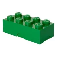 Bilde av LEGO Lunch Box 8 - Matlagringsbeholder - mørk grønn Kjøkkenutstyr - lunsj - Matboks