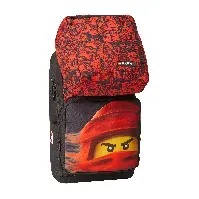 Bilde av LEGO - Optimo Plus School Bag - Ninjago Red (20213-2202) - Leker