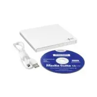 Bilde av LG GP57EW40 - Platestasjon - DVD±RW (±R DL) / DVD-RAM - 8x/8x/5x - USB 2.0 - ekstern - hvit PC-Komponenter - Harddisk og lagring - Optisk driver