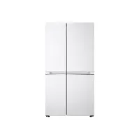 Bilde av LG GSBV70SWTM - Kjøleskap/fryser - side-ved-side - bredde: 91.3 cm - dybde: 73.5 cm - høyde: 179 cm - 655 liter - Klasse F - hvit Hvitevarer - Kjøl og frys - Side-by-Side