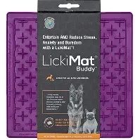 Bilde av LICKI MAT - Dog Bowl Buddy Purple 20X20Cm - (645.5351) - Kjæledyr og utstyr