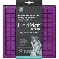 Bilde av LICKI MAT - Dog Bowl Playdate Purple 20X20Cm - (645.5336) - Kjæledyr og utstyr