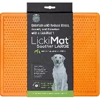 Bilde av LICKI MAT - Dog Bowl Soother Xl Orange 30,5X25,5Cm - (645.5390) - Kjæledyr og utstyr