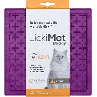 Bilde av LICKIMAT - Cat Buddy Purple 20X20 - (785.5354) - Kjæledyr og utstyr
