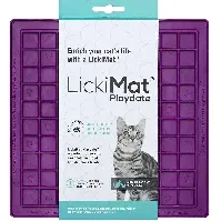 Bilde av LICKIMAT - Cat Playdate Purple 20X20Cm - (785.5334) - Kjæledyr og utstyr