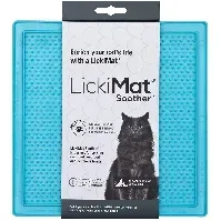 Bilde av LICKIMAT - Cat Soother Light Blue 20X20Cm - (785.5340) - Kjæledyr og utstyr