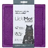 Bilde av LICKIMAT - Cat Soother Purple 20X20Cm - (785.5344) - Kjæledyr og utstyr