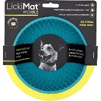 Bilde av LICKIMAT - Dog Bowl Wobble Light Blue 17X17X8Cm - (645.5316) - Kjæledyr og utstyr
