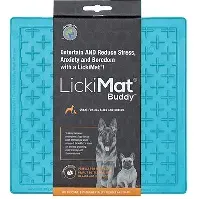 Bilde av LICKIMAT - Dog lick mat Buddy Light Blue 20X20Cm - (645.5353) - Kjæledyr og utstyr