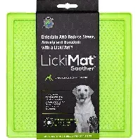 Bilde av LICKIMAT - Dog lick mat Soother Green 20X20Cm - (645.5342) - Kjæledyr og utstyr