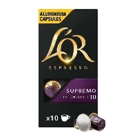 Bilde av L'OR Capsules - Espresso Supremo - Coffee Capsules - 10 pcs - Mat og drikke