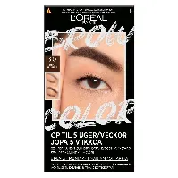 Bilde av L'Oréal Paris Brow Color Kit Semi-Permanent Eyebrow Color 3.0 Dar Sminke - Øyne - Øyenbryn