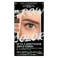 Bilde av L'Oréal Paris Brow Color Kit Semi-Permanent Eyebrow Color 5.0 Bru Sminke - Øyne - Øyenbryn