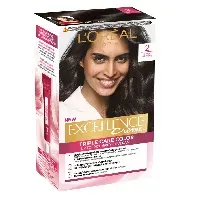 Bilde av L'Oréal Paris Excellence Creme 2 Black-Brown Hårpleie - Hårfarge - Permanent hårfarge