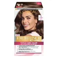 Bilde av L'Oréal Paris Excellence Creme 5 Natural Light Brown Hårpleie - Hårfarge - Permanent hårfarge