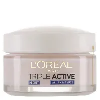 Bilde av L'Oréal Paris Triple Active Night Cream 50ml Hudpleie - Ansikt - Nattkrem