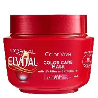 Bilde av L'Oréal Paris Elvital Color-Vive Mask 300ml Hårpleie - Behandling - Hårkur
