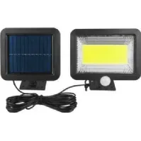 Bilde av LTC flomlys LTC COB-lampe, 10 W, solcellepanel, bevegelses- og skumringssensor, 1800 mAh batteri. Verktøy & Verksted - Til verkstedet - Arbeidslys