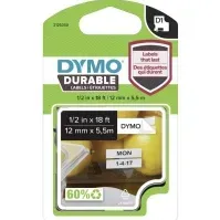 Bilde av Labeltape DYMO® D1 Durable sort på hvid 12mm x 5,5m Papir & Emballasje - Markering - Etiketter og Teip