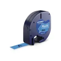 Bilde av Labeltape DYMO LetraTAG 12mm x 4m blå plasttape Papir & Emballasje - Markering - Etiketter og Teip
