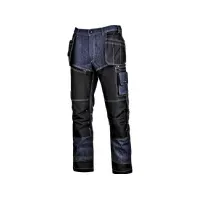 Bilde av Lahti Pro Blue denim jeans with reinforcements, & amp quot xl & amp quot , ce, lahti Klær og beskyttelse - Hagebekledning - Arbeidsklær
