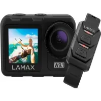 Bilde av Lamax W9.1 Action Cam 4K, inkl. stativ, vanntett, time-lapse, sakte film, støtsikker, WiFi, dobbel skjerm (LMXW91) Foto og video - Videokamera - Action videokamera