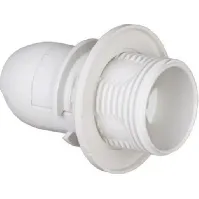 Bilde av Lampesokkel E14, utvendig gjenge, hvit Lamper &amp; el > Lampetilbehør