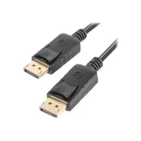 Bilde av Lanberg - DisplayPort-kabel - DisplayPort (hann) låst til DisplayPort (hann) låst - DisplayPort 1.2 - 300 V - 1 m - 4K-støtte - svart PC tilbehør - Kabler og adaptere - Videokabler og adaptere