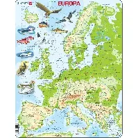 Bilde av Larsen Puzzle - Europe (87 pcs) (K70) - Leker