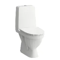 Bilde av Laufen Kompas 827151 Toalett - Skjult S-lås Hvit Gulvstående toalett