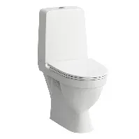 Bilde av Laufen Kompas 827153 Toalett Rimless - Skjult P-lås Hvit Gulvstående toalett