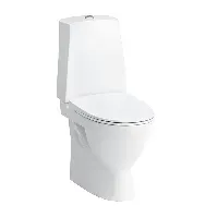 Bilde av Laufen Outlet: Pro N Toalett Høy Modell med Sete Hvit Gulvstående toalett