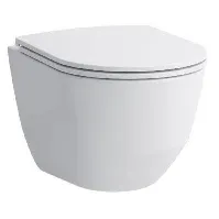 Bilde av Laufen Pro Compact Rimless Veggskål Toalettpakke - Inkl. Sete Hvit Vegghengt toalett