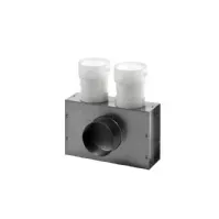Bilde av Lav boks for ventil - Ø 100 - 2 studse Ventilasjon & Klima - Baderomsventilator