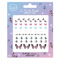 Bilde av Le Mini Macaron Mini Nail Art Stickers Butterfly Dreams Sminke - Negler - Neglelakk