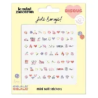 Bilde av Le Mini Macaron Mini Nail Stickers Jolie Emoji Sminke - Negler - Negledekorasjon