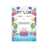 Bilde av LearnHow A4 birthday diploma - Cake 5 pcs Skole og hobby - Skolehefter & Arbeidsbøker - Papir og papp