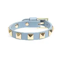Bilde av Leather Stud Bracelet - Cool Blue - Accessories
