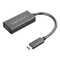 Bilde av Lenovo - Video adapter - 24 pin USB-C hann til HDMI hunn - 24 cm - svart - støtte for 4K 60 Hz (3840 x 2160) PC-Komponenter - Skjermkort & Tilbehør - USB skjermkort