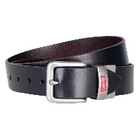 Bilde av Levis Reversible Leather Belt Sort - Brun - Produksjon