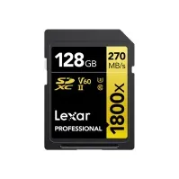 Bilde av Lexar Professional 1800x SDXC 128 GB klasse 10 UHS-II/U3 V60-kort (LSD1800128G-BNNNG) Foto og video - Foto- og videotilbehør - Minnekort