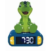 Bilde av Lexibook - Dino - Digital 3D Alarm Clock (RL800DINO) - Leker