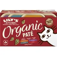 Bilde av Lilys Kitchen Lilys K. Organic Paté Trays Multipack 8x85g Kjæledyr - Katt - Kattefôr