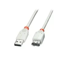 Bilde av Lindy 41760, 0,2 m, USB A, USB A, 2.0, Hane/Hona, Grå PC tilbehør - Kabler og adaptere - Datakabler