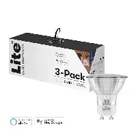 Bilde av Lite bulb moments - white&color ambience (RGB) GU10 LED bulb - 3-Pack - S - Elektronikk