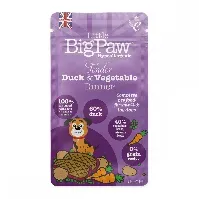 Bilde av Little BigPaw Tender Duck & Vegetables Dinner (150 g) Hund - Hundemat - Våtfôr