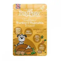 Bilde av Little BigPaw Turkey & Vegetables Dinner (150 g) Hund - Hundemat - Våtfôr